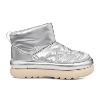 UGG Classic Maxi Mini Metallic Silver