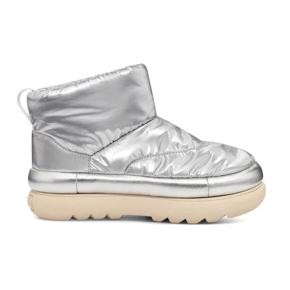 UGG Classic Maxi Mini Metallic Silver