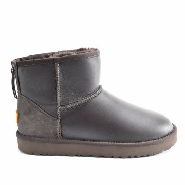 UGG Mens Mini Zip Chocolate Metallic