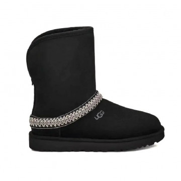 UGG Classic Short Crescent Black