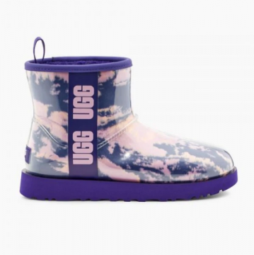UGG Kids Clear Classic Mini II Violet Night