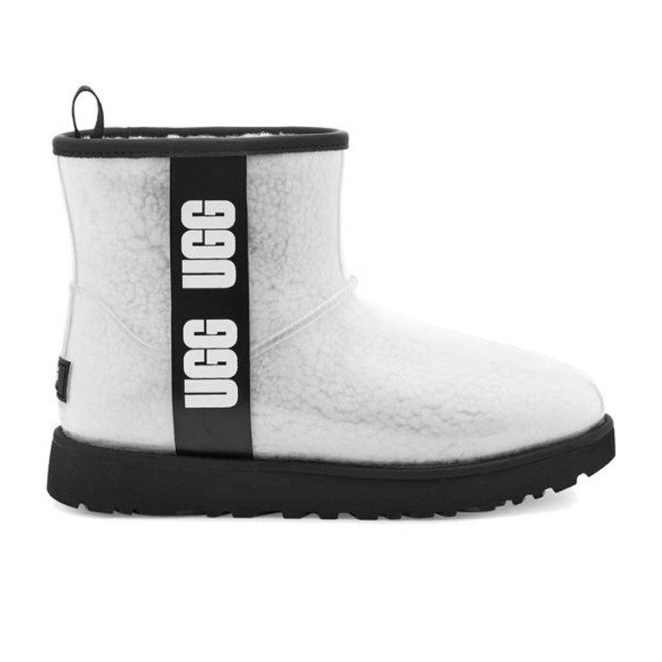 UGG Kids Clear Classic Mini II White