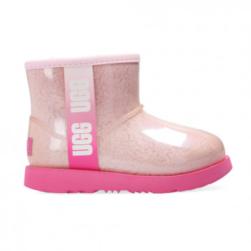 UGG Kids Clear Classic Mini II Pink Combo