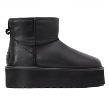 UGG Classic Mini Platform Leather Black
