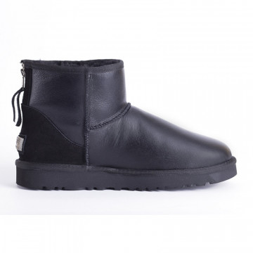 UGG Mens Mini Zip Metallic Black