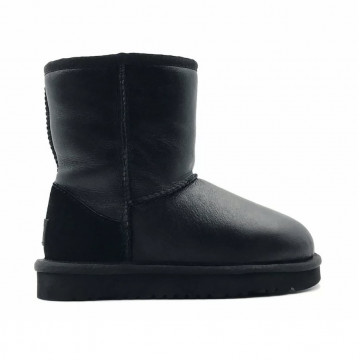 UGG Kids Classic Short Metallic Black