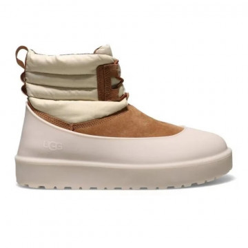 UGG Classic Mini Lace-Up Weather Chestnut / White Cap