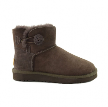 UGG Mini Bailey Button II Chocolate