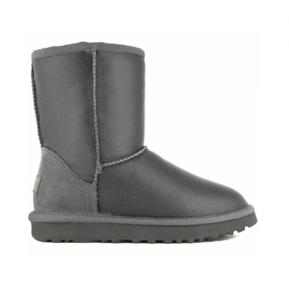 UGG Mens Classic Short II Metallic Grey