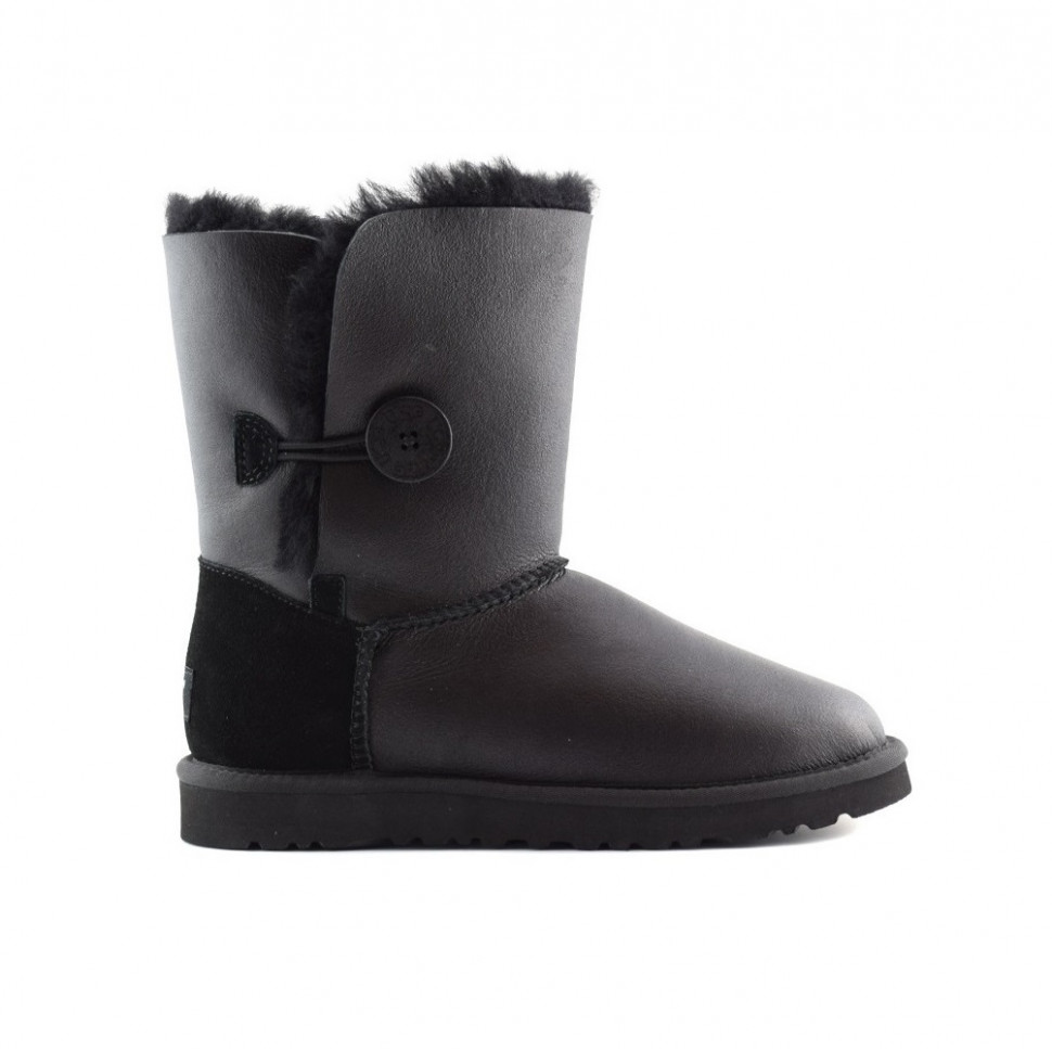 UGG Bailey Button II Metallic Black